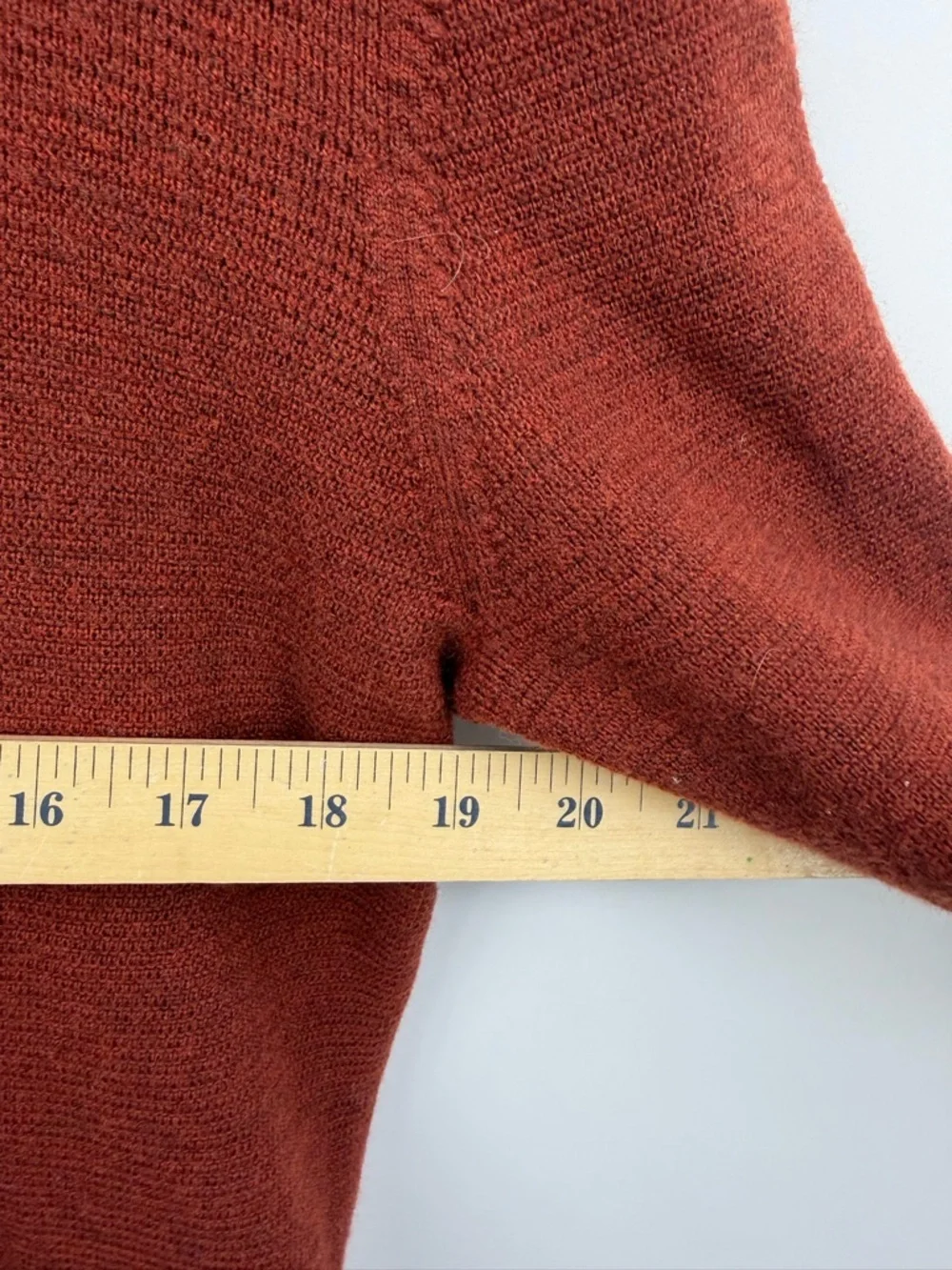 Banana‎ Republic Baruffa Merino Wool Crewneck Sweater Rust MENS sz M